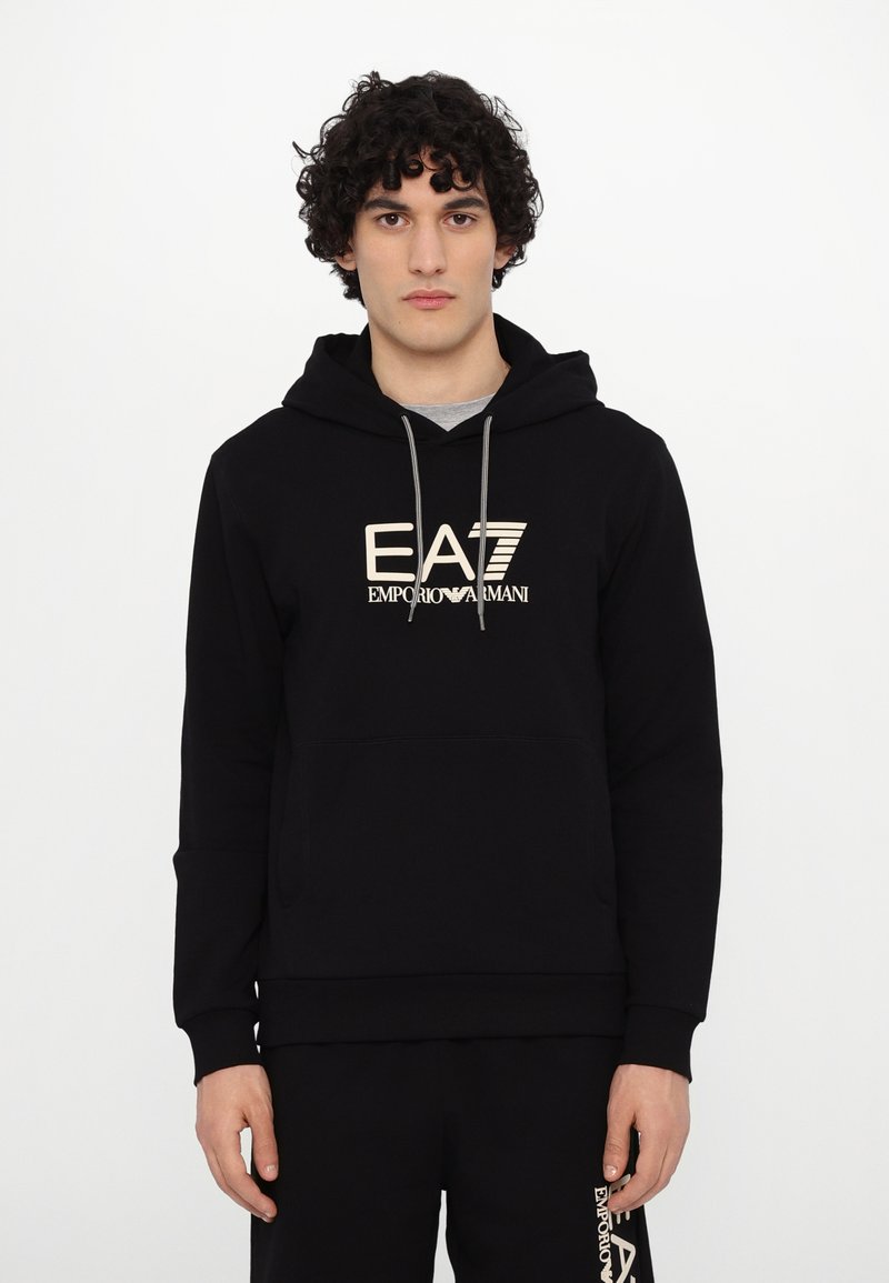 EA7 Emporio Armani - Sweatshirt - black/beige, Enlarge