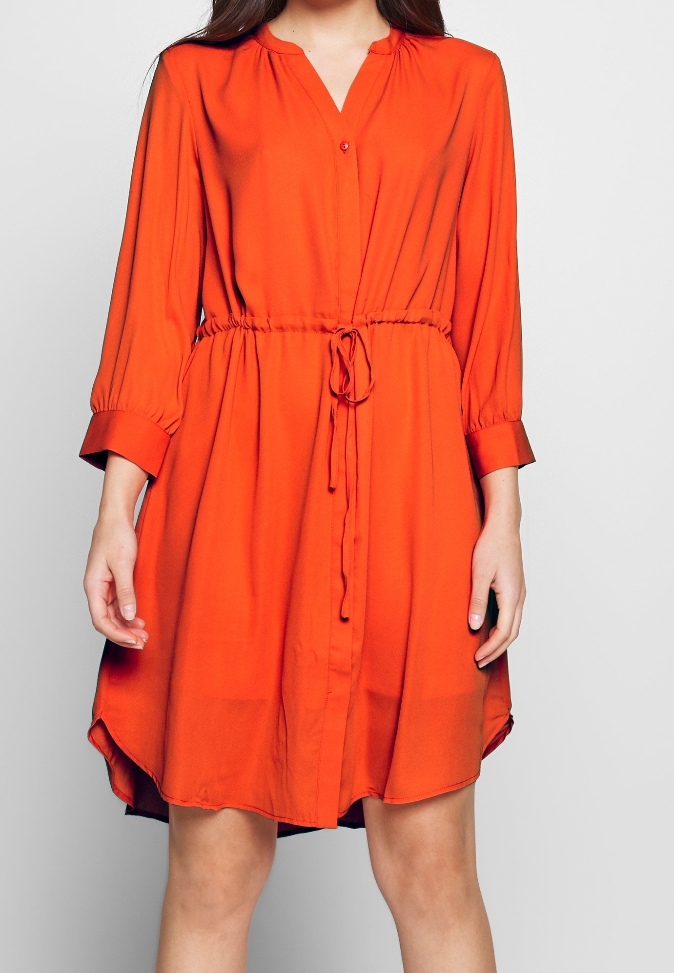 selected femme orange dress Selected Femme Attia Dress - Cradle Pink/Orange