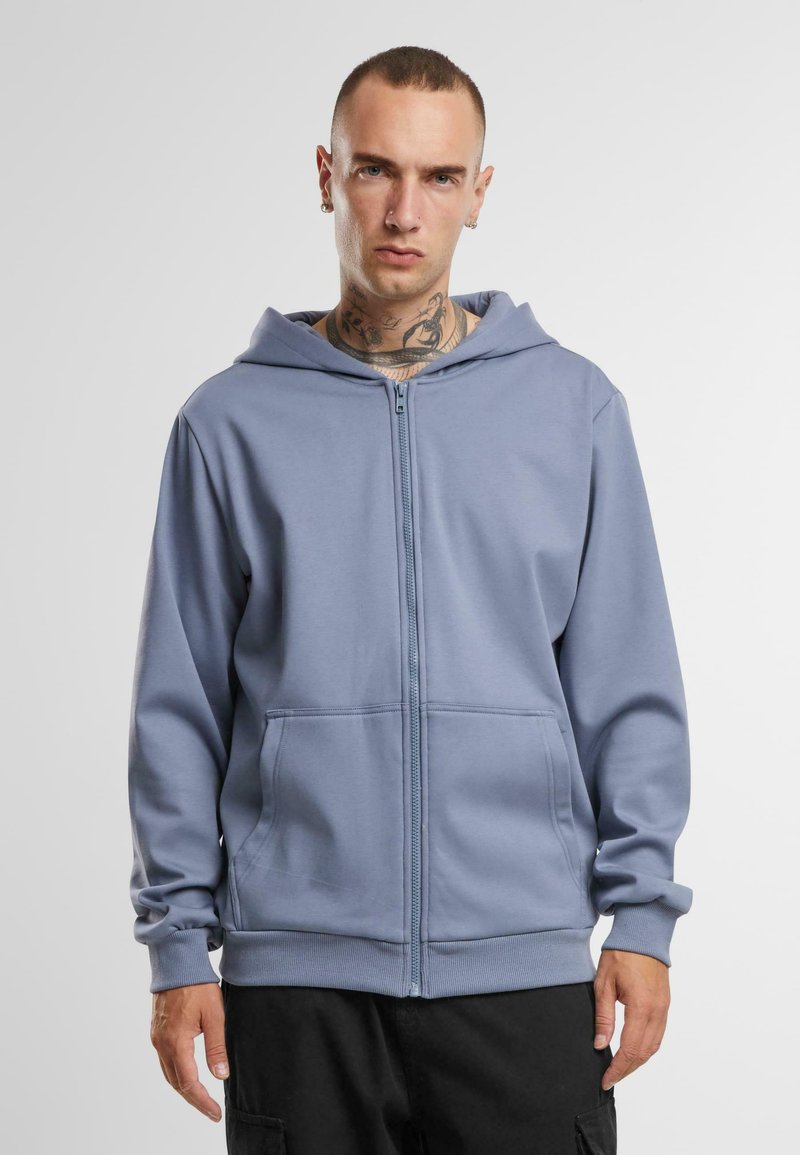 Urban Classics COZY ZIP - Zip-up sweatshirt - cloudsky