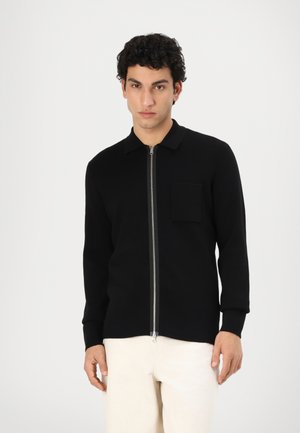 GUNA ZIP - Cardigan - black