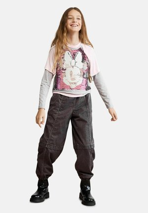 Desigual, MINNIE MOUSE™ SEQUIN T-SHIRT - Camiseta de manga larga - blue