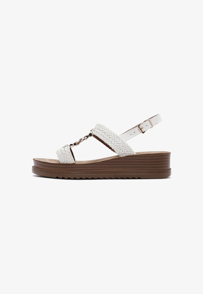Derimod Platform sandals - white