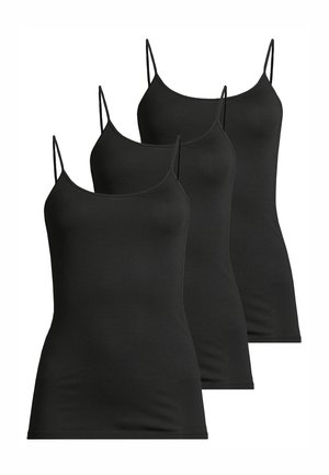3 PACK - Unterhemd/-shirt - schwarz
