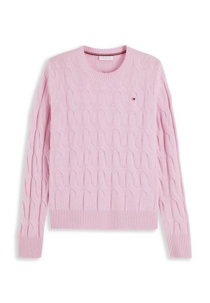 Tommy Hilfiger, CABLE - Пуловер - frosted rose