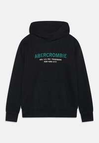 Abercrombie & Fitch Jersey con capucha - black