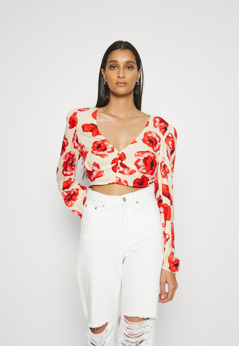 Monki Blusa - yellow dusty