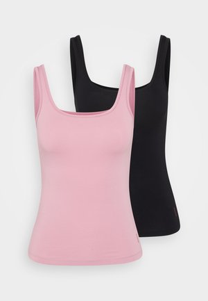 VEST 2 PACK - Spodné tričko - open pink/black