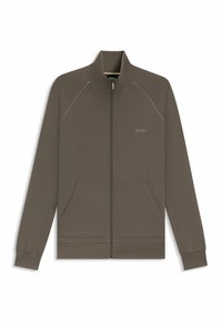 BOSS MIX&MATCH Z - Sweat zippé - brown