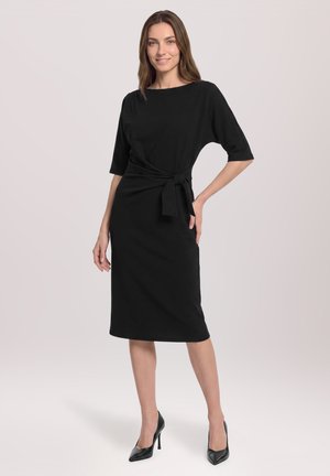 Betty Barclay, BETTY BARCLAY MIT RAFFUNG JERSEYKLEID - Robe en jersey - schwarz