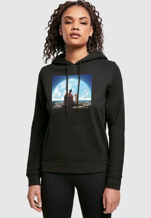 SUPERMAN LOOKING ON EARTH  - Hoodie - black