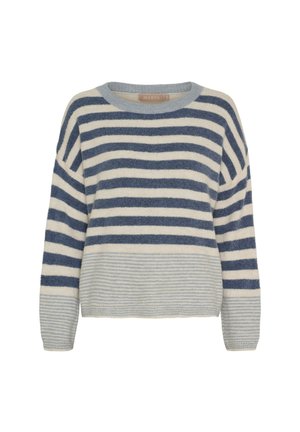 ELARA STRIK - Striktrøje - cielo jeans burro