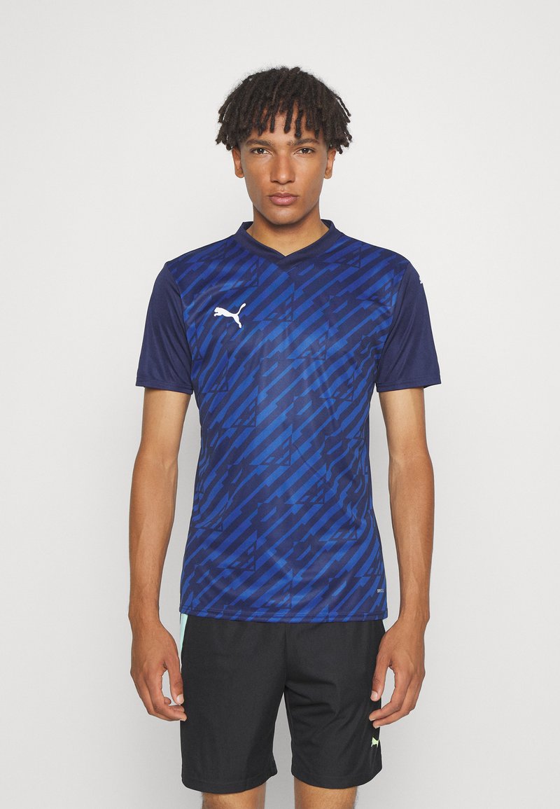 Puma TEAMULTIMATE  - T-shirt print - navy
