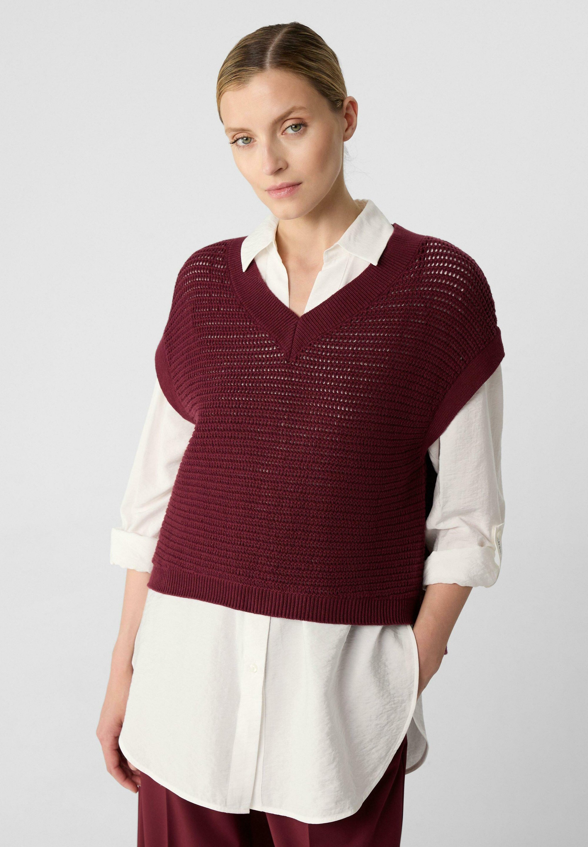 Gilet Maglione Donna Comma – Girocollo, Maniche Lunghe, Vestibilità Comoda - 4