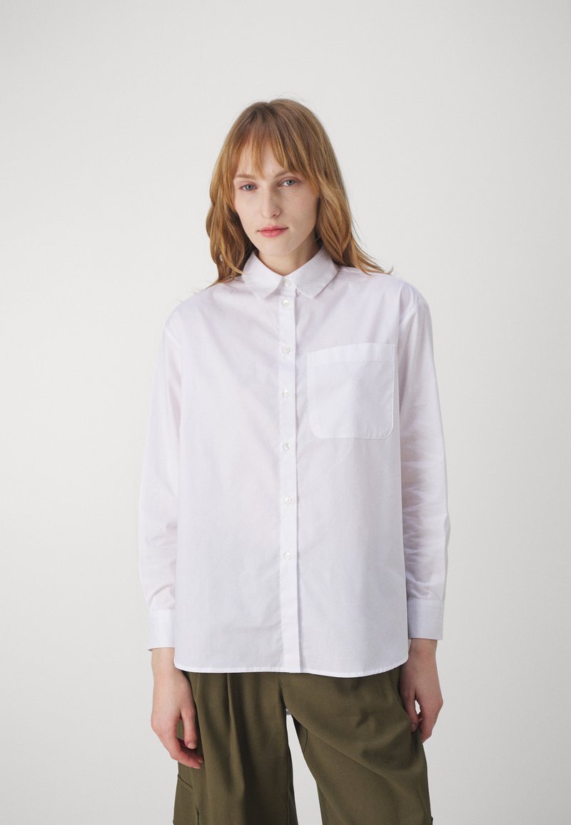 MAX&Co. - BARI - Button-down blouse - weiss, Enlarge