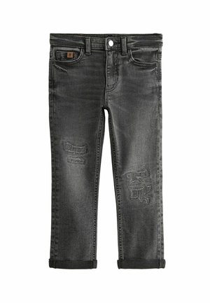 DISTRESSED STANDARD - Tiesaus kirpimo džinsai - black denim