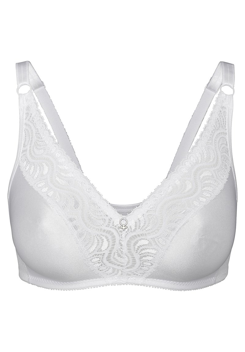 Abecita by Swegmark GLITTER - T-shirt-bh - Vit/vit - Zalando.se
