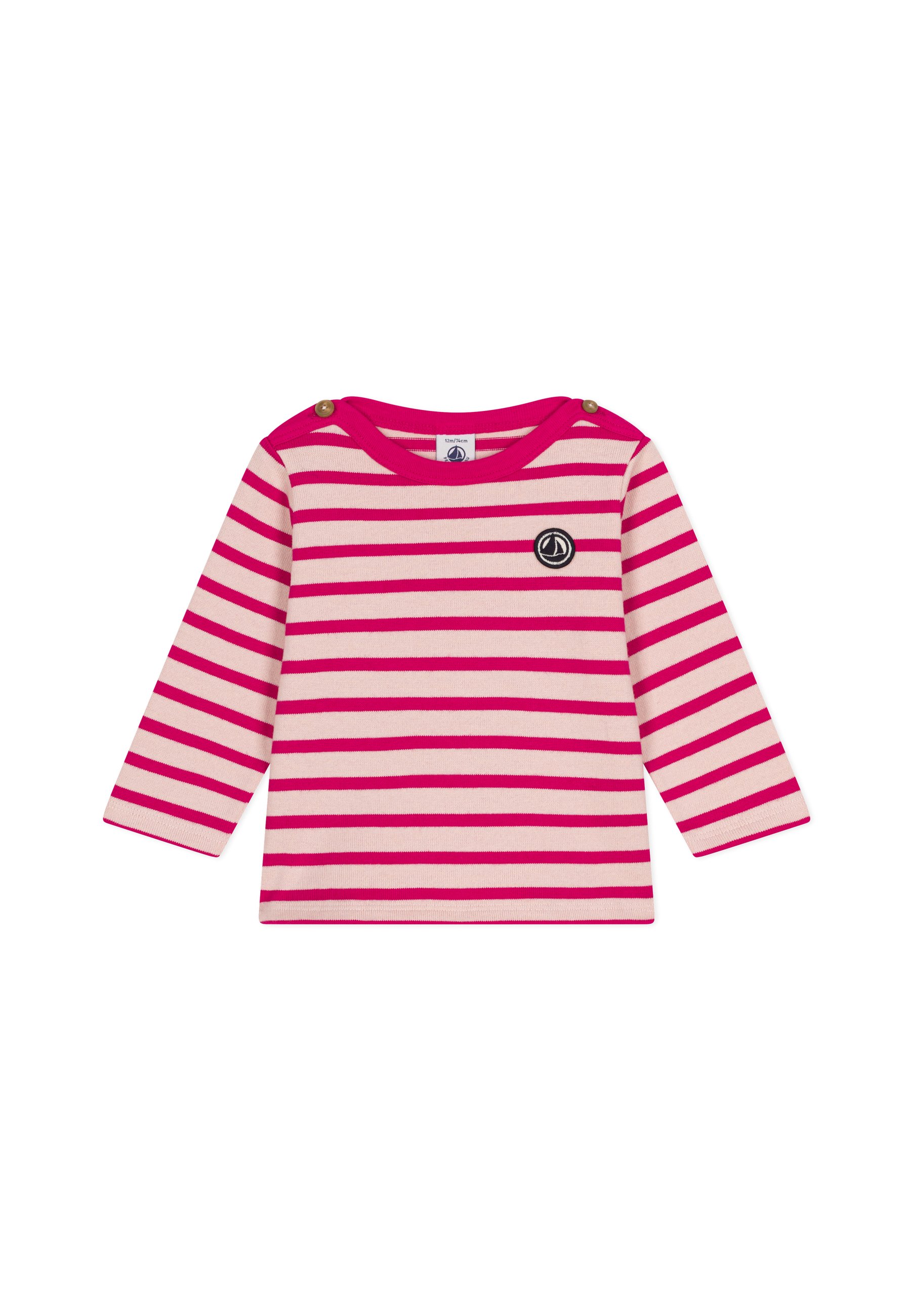Marinière Petit Bateau T Shirts Femme T-shirt Marinière En Coton
