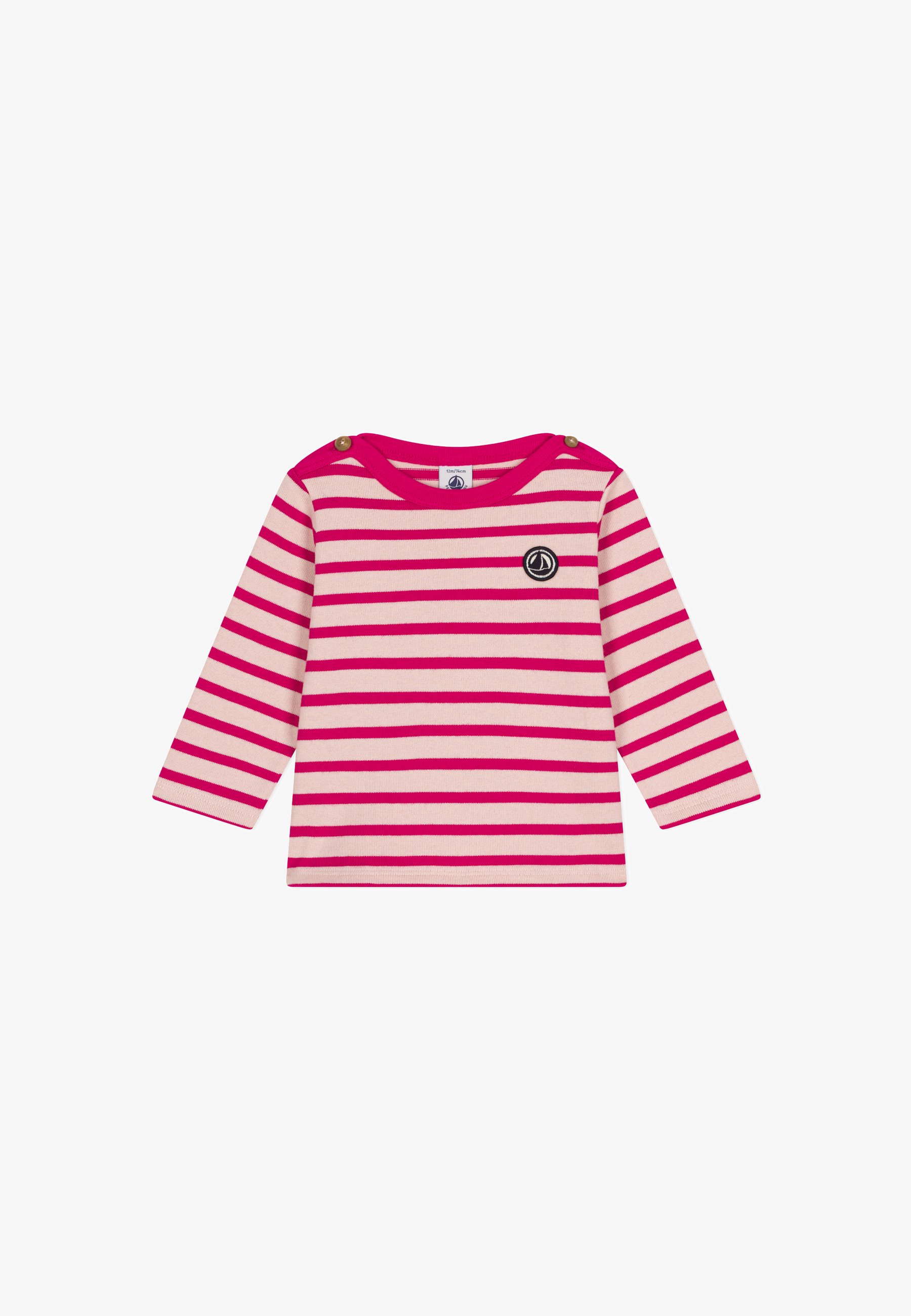 Marinière Petit Bateau T Shirts Femme T-shirt Marinière En Coton