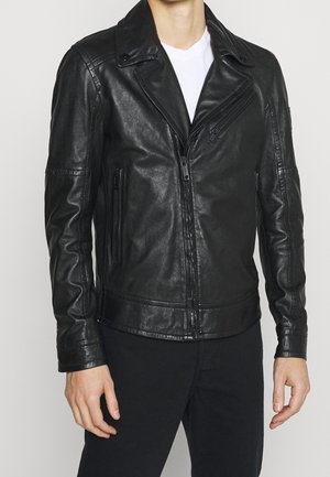 Lederjacke - black