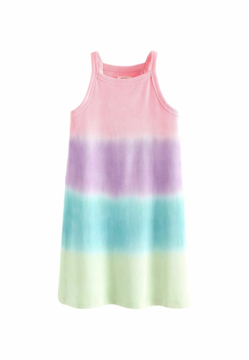 Next RACER REGULAR FIT - Gebreide jurk - rainbow tie dye
