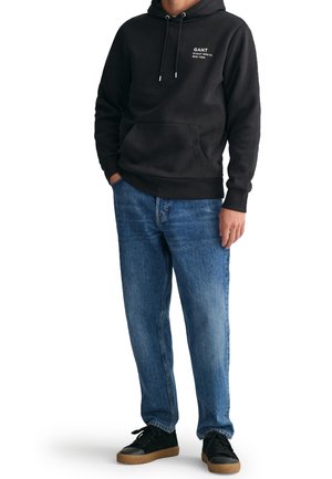 GANT, Kapuzenpullover - black