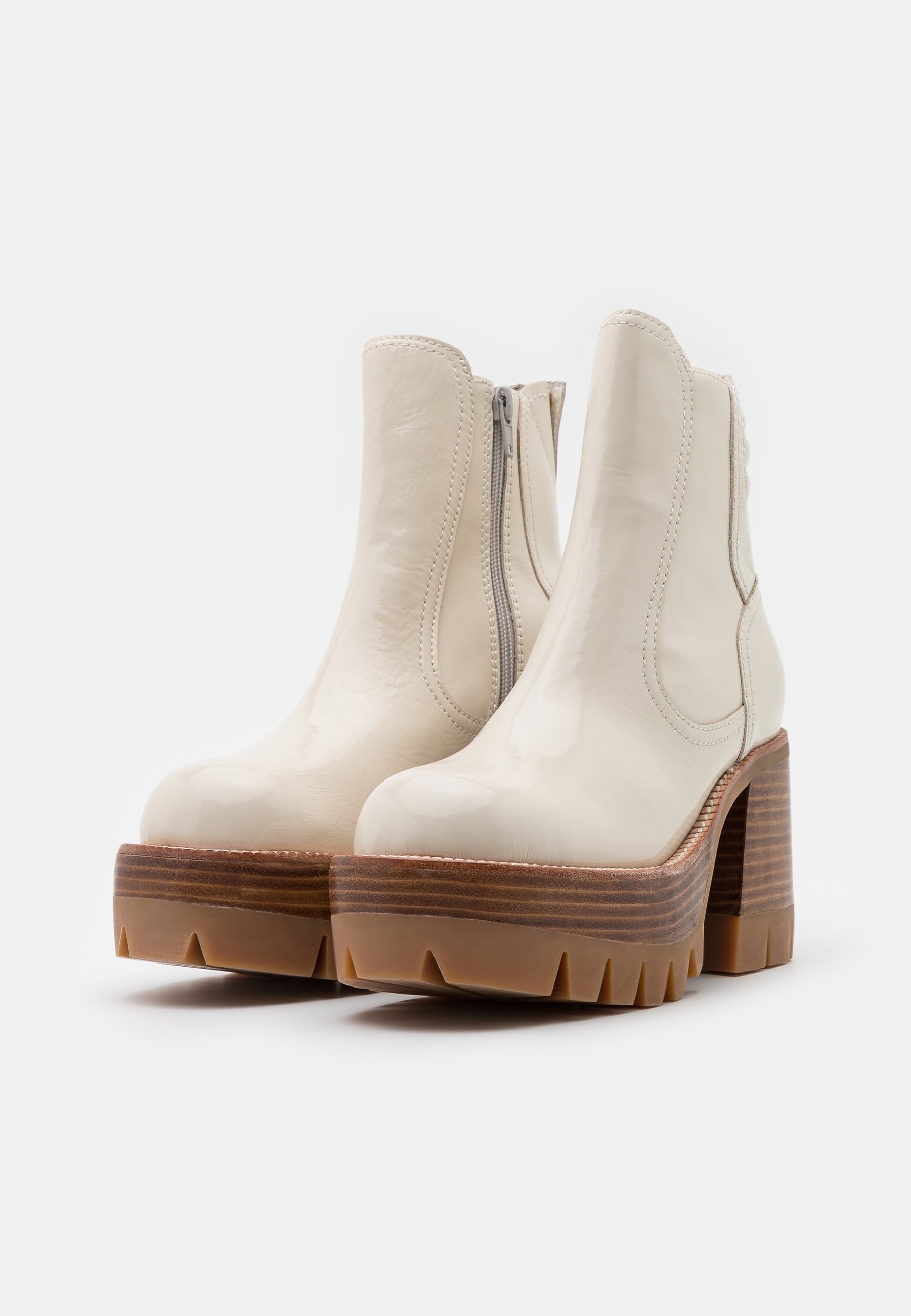 Jeffrey Campbell QUAVO - Platform ankle boots - ice/off-white -  Zalando.co.uk
