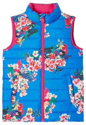 Chaleco - blue floral