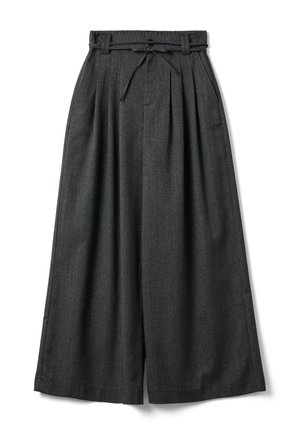 B.ANGEL, WIDE-LEG TROUSERS - Trousers - dark grey