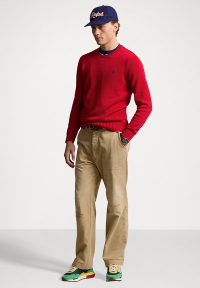 Polo Ralph Lauren COTTON CREWNECK SWEATER - Džemperis - red