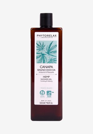 VEGAN & ORGANIC HEMP HYDRATING & RELAXING SHOWER GEL - Docciaschiuma - -