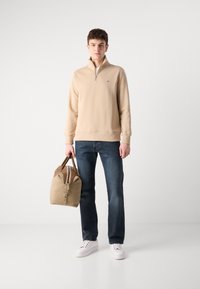 GANT REG SHIELD HALF ZIP  - Sweater - dry sand