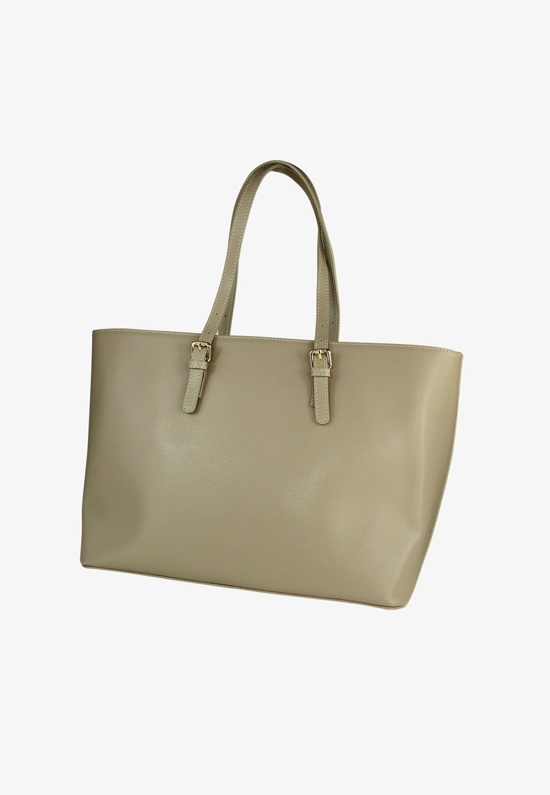 DrachenLeder Sac à main - helltaupe grau