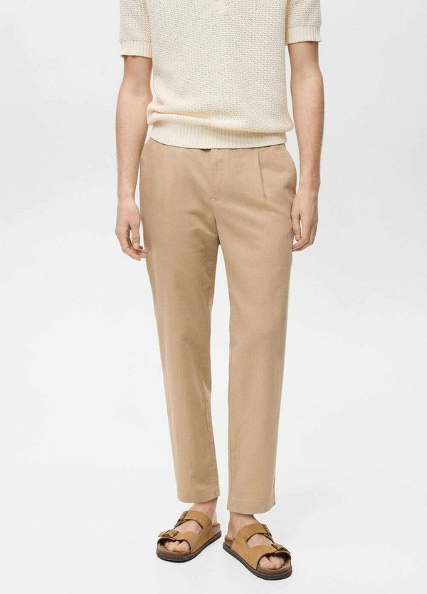 ROMELINO - Stoffhose - beige