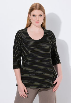GLITZER-WELLEN  3/4-ARM - Camiseta de manga larga - black