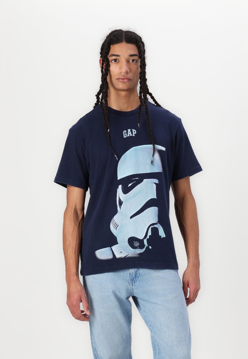 GAP TEE - Tricou cu imprimeu - navy