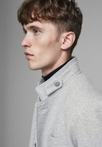 Jack & Jones PREMIUM BLAMELTON SN - Īss mētelis - light grey melange