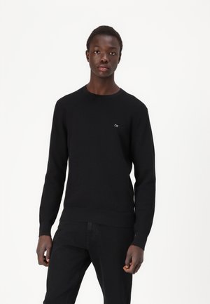 WAFFLE STRUCTURE - Maglione - black