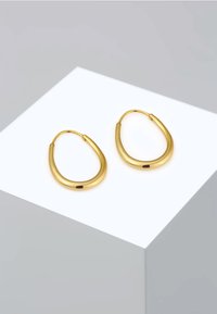 Elli OVAL SPECIAL HOOPS - Orecchini - gold-coloured