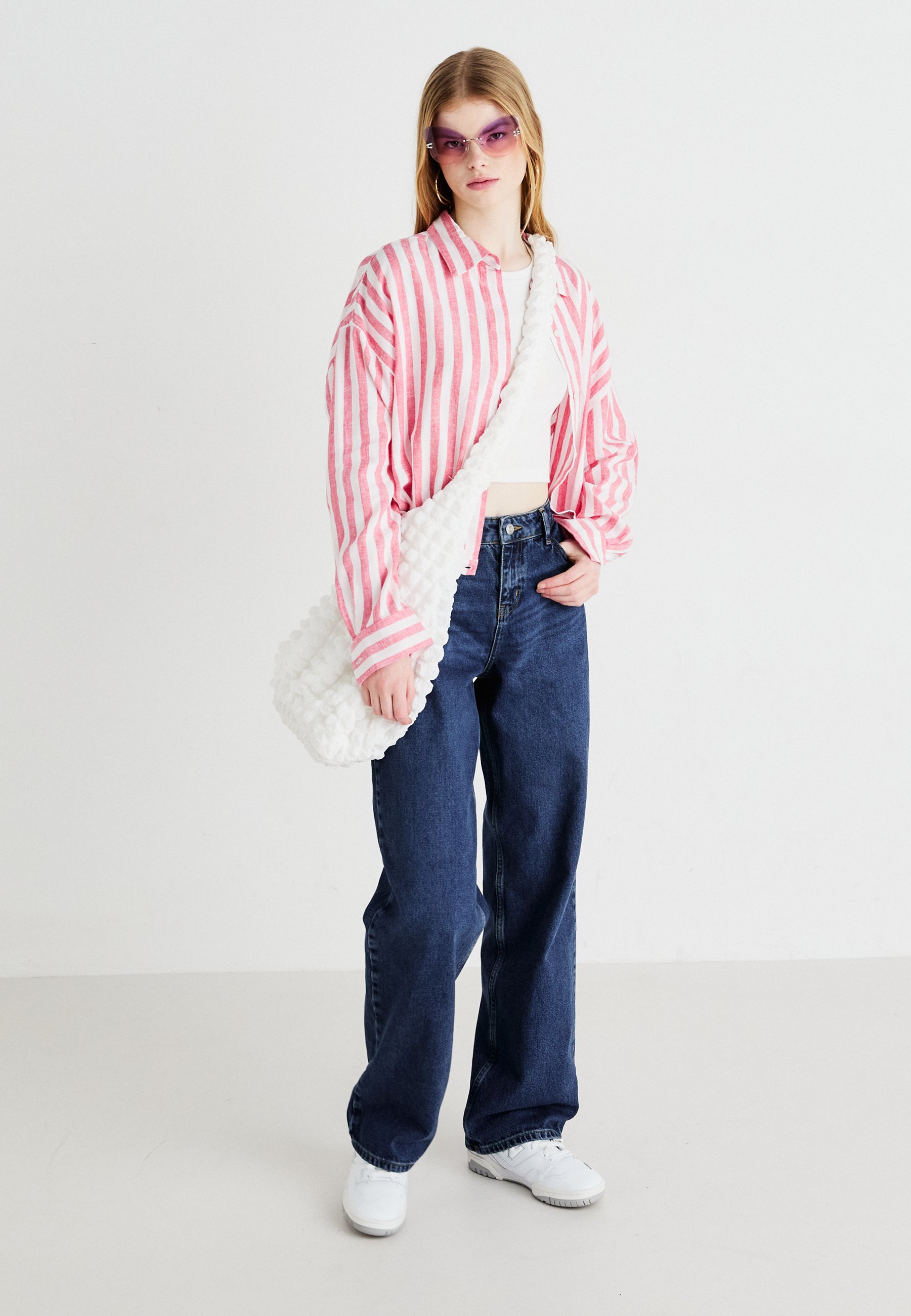 Noisy May NMALEXA - Straight leg jeans - dark blue denim/dark-blue