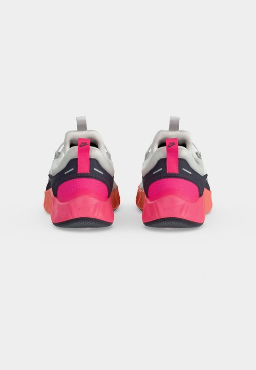 Nike FREE RIDE UNISEX - Road running shoes - white/gridiron/hyper pink/atomic pink — photo 4