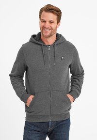 TOG24 TIMBLE - Zip-up sweatshirt - dark grey marl