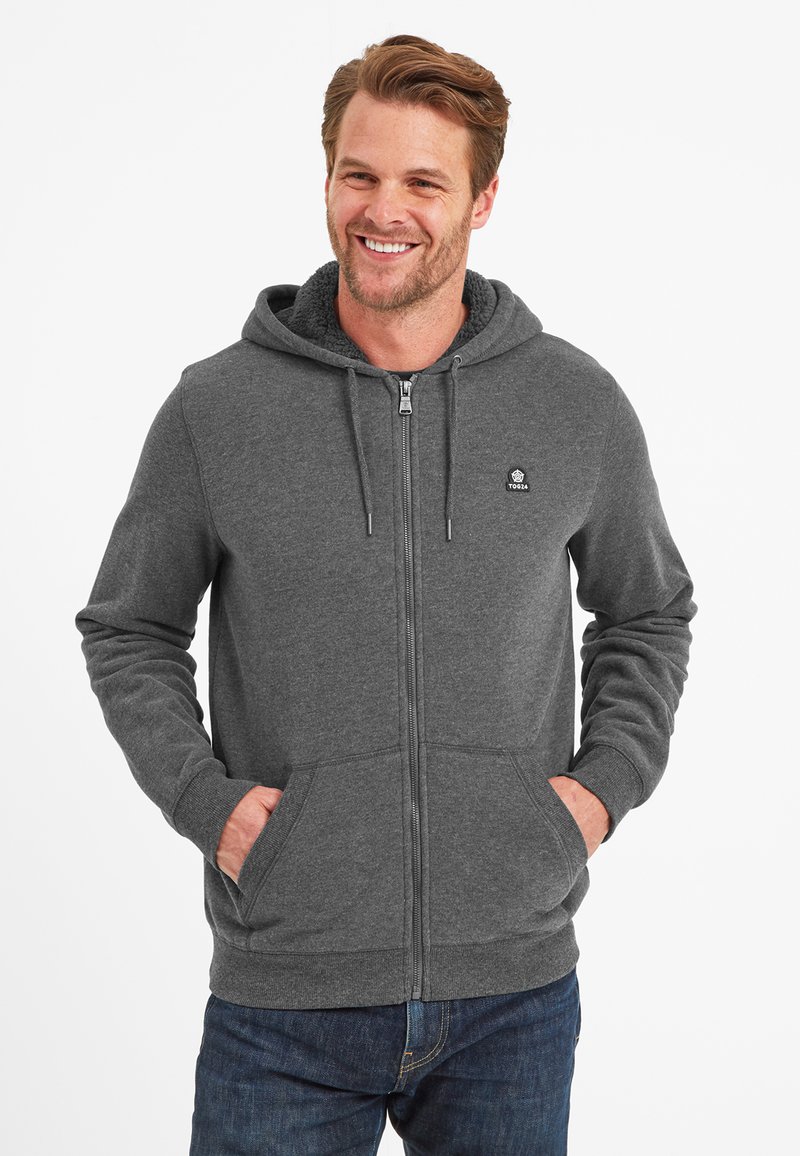 TOG24 TIMBLE - Zip-up sweatshirt - dark grey marl