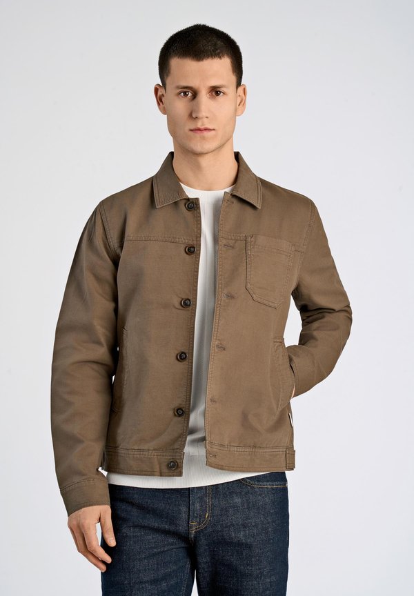 CROPPED LENGTH - Leichte Jacke - dk stone