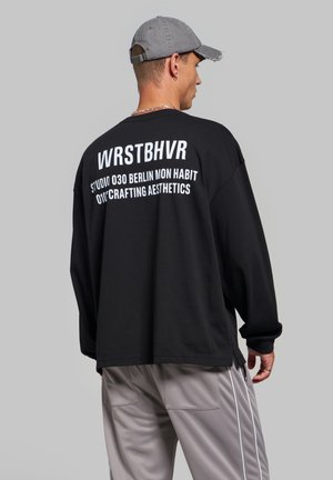 WRSTBHVR, WRSTBHVR LONGSLEEVE STUDIO V14 LONGSLEEVE UNISEX - Μπλούζα με μακριά μανίκια - black beauty