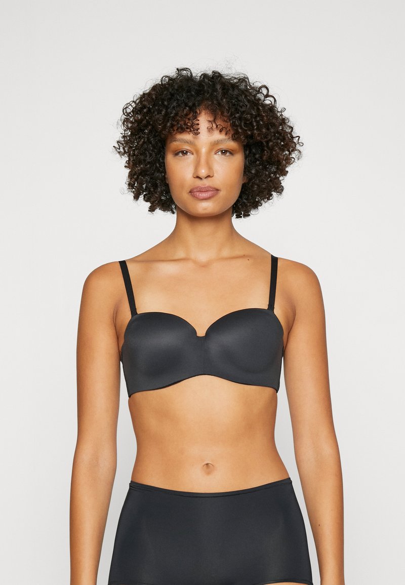 Camille Reggiseno Multiway Senza Spalline Con Ferretto - Non Imbottito, Beige, Taglia 6E, 5 Modalità Di Utilizzo, Spalline Trasparenti Incluse - 3
