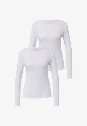 2 PACK - Top dugih rukava - weiß