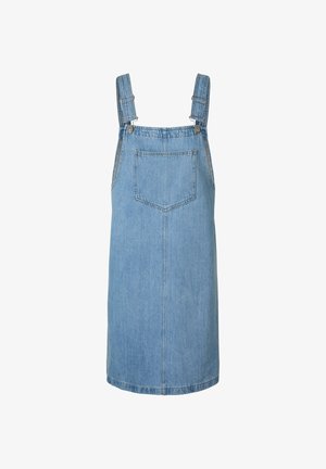 Pieces, SPENCER DRESS PCSKY - Denimové šaty - medium blue denim