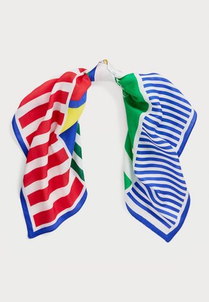 Polo Ralph Lauren, POLO BEAR STRIPED SQUARE SCARF - Kaelarätt - multi-colored