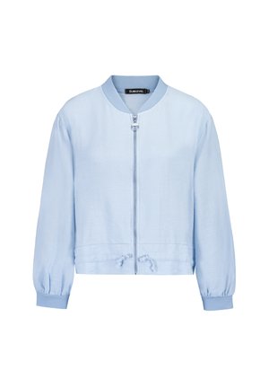MIT REISSVERSCHLUSS UND RIPPBÜNDCHEN - Bomberjacke - hellblau
