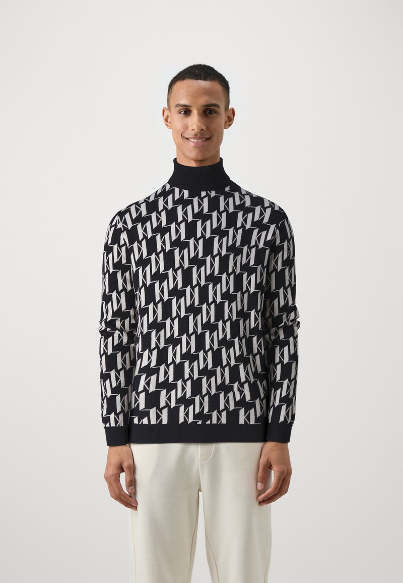 KARL LAGERFELD ROLLNECK - Džemperis - black